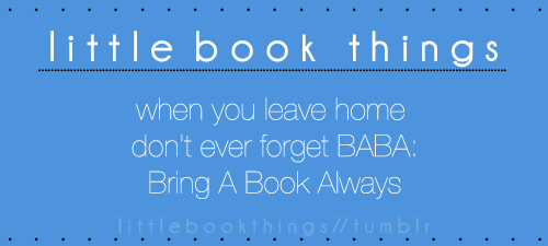 bring a book always